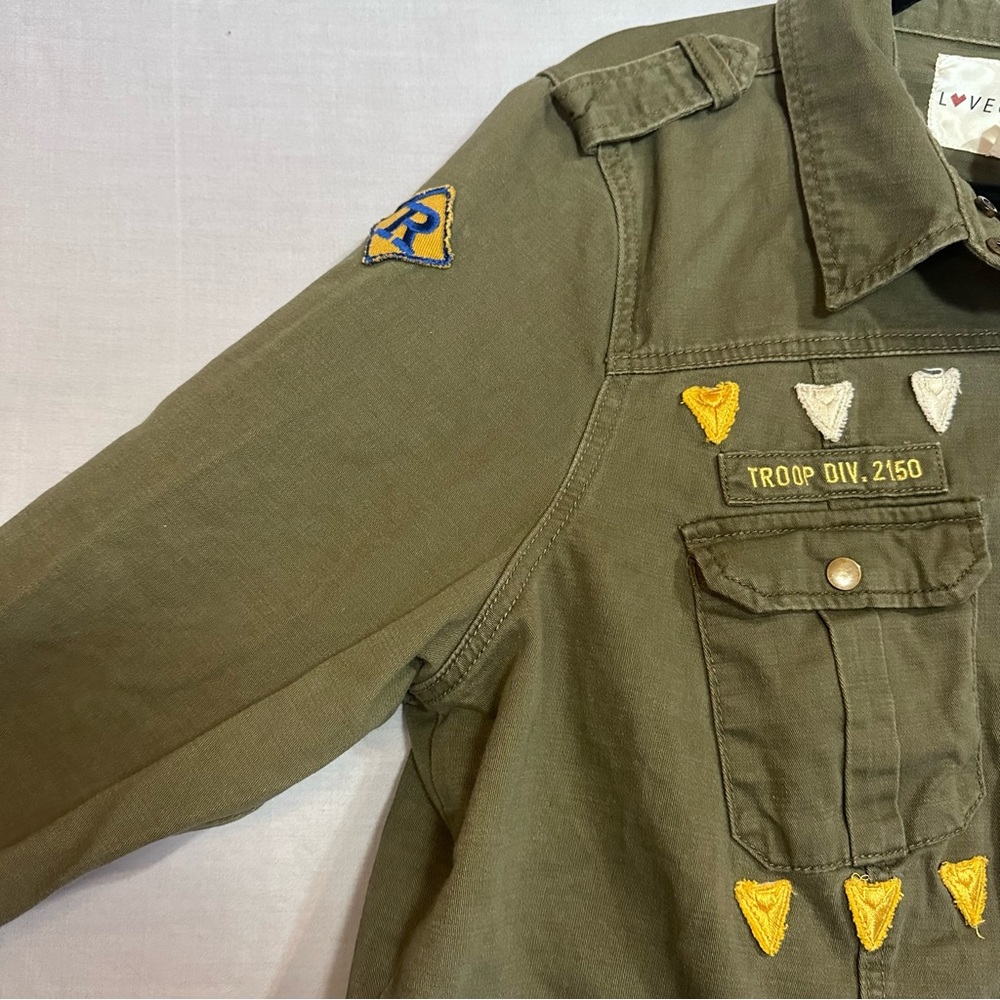 Lovecrazy Olive Green Scout Jacket 3XL - Picture 3 of 6